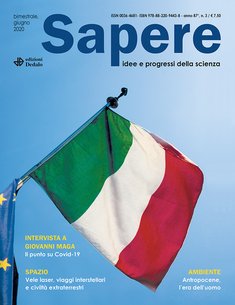 Sapere. Idee e progressi della scienza (2020). Vol. 3