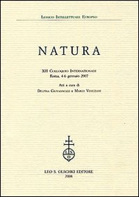 Natura. 12° Colloquio internazionale (Roma, 4-6 gennaio 2007)