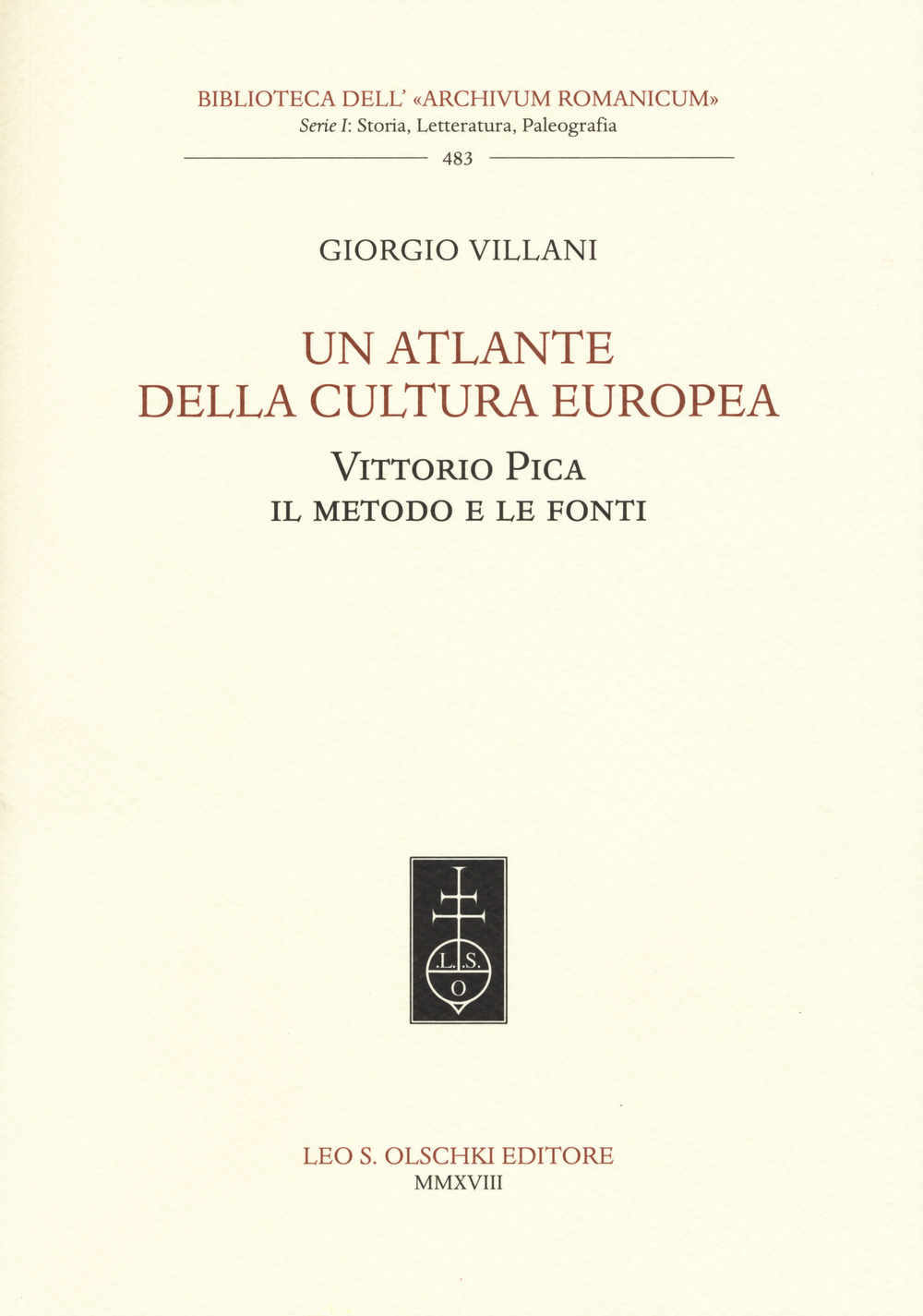 Un atlante della cultura europea. Vittorio Pica. Il metodo e le fonti