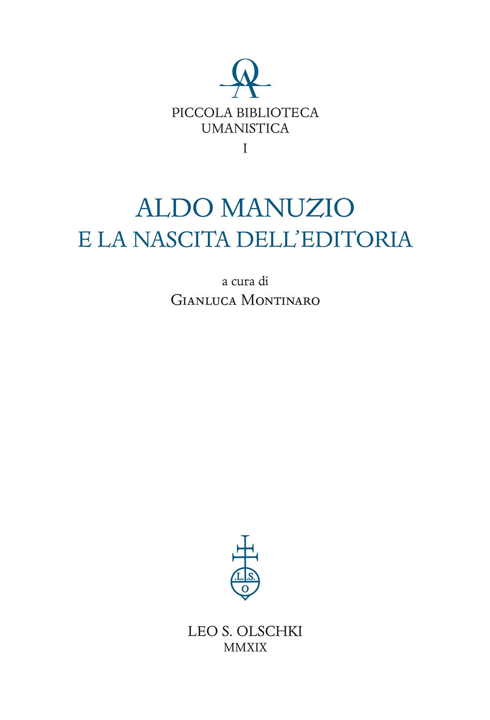 Aldo Manuzio e la nascita dell'editoria