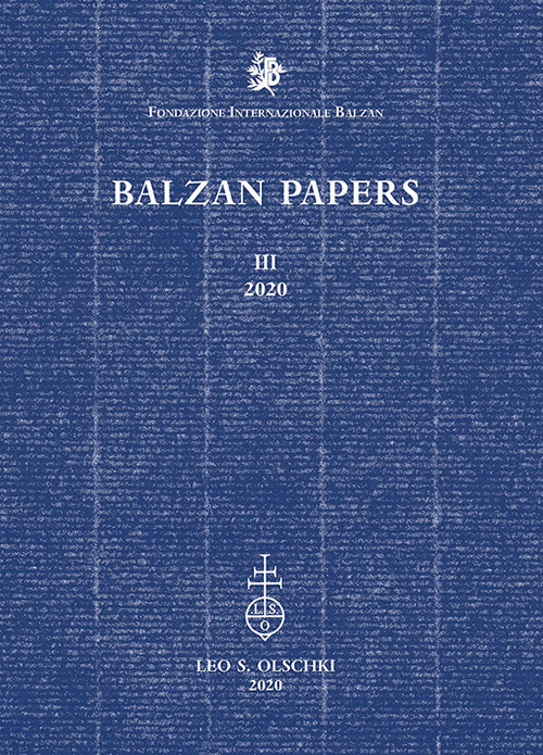 Balzan Papers (2020). Vol. 3