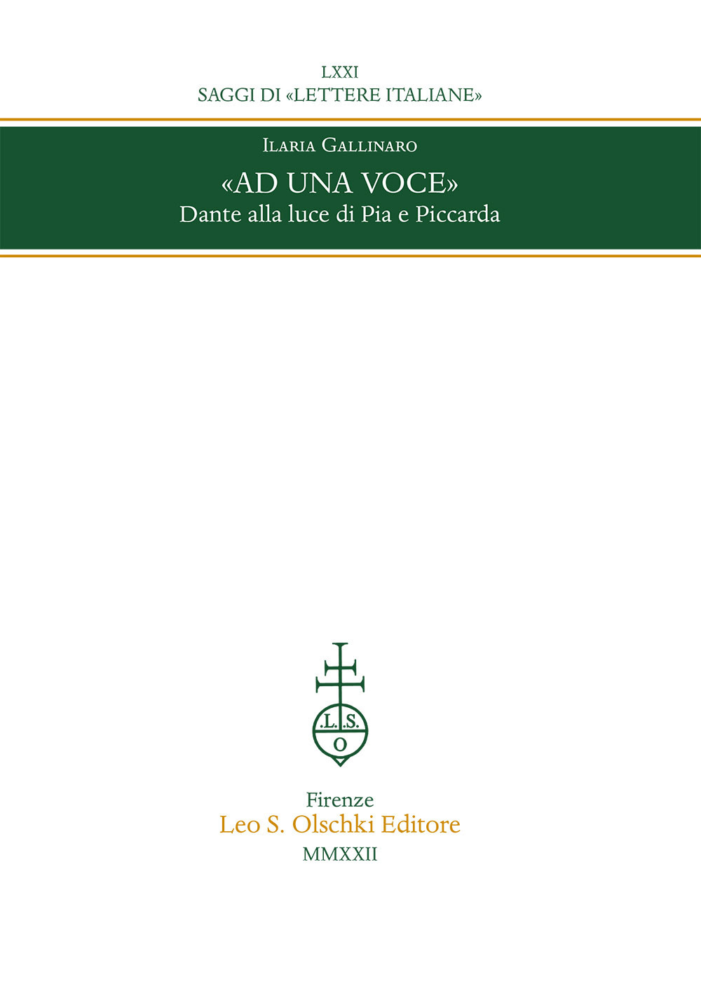 «Ad una voce». Dante alla luce di Pia e Piccarda