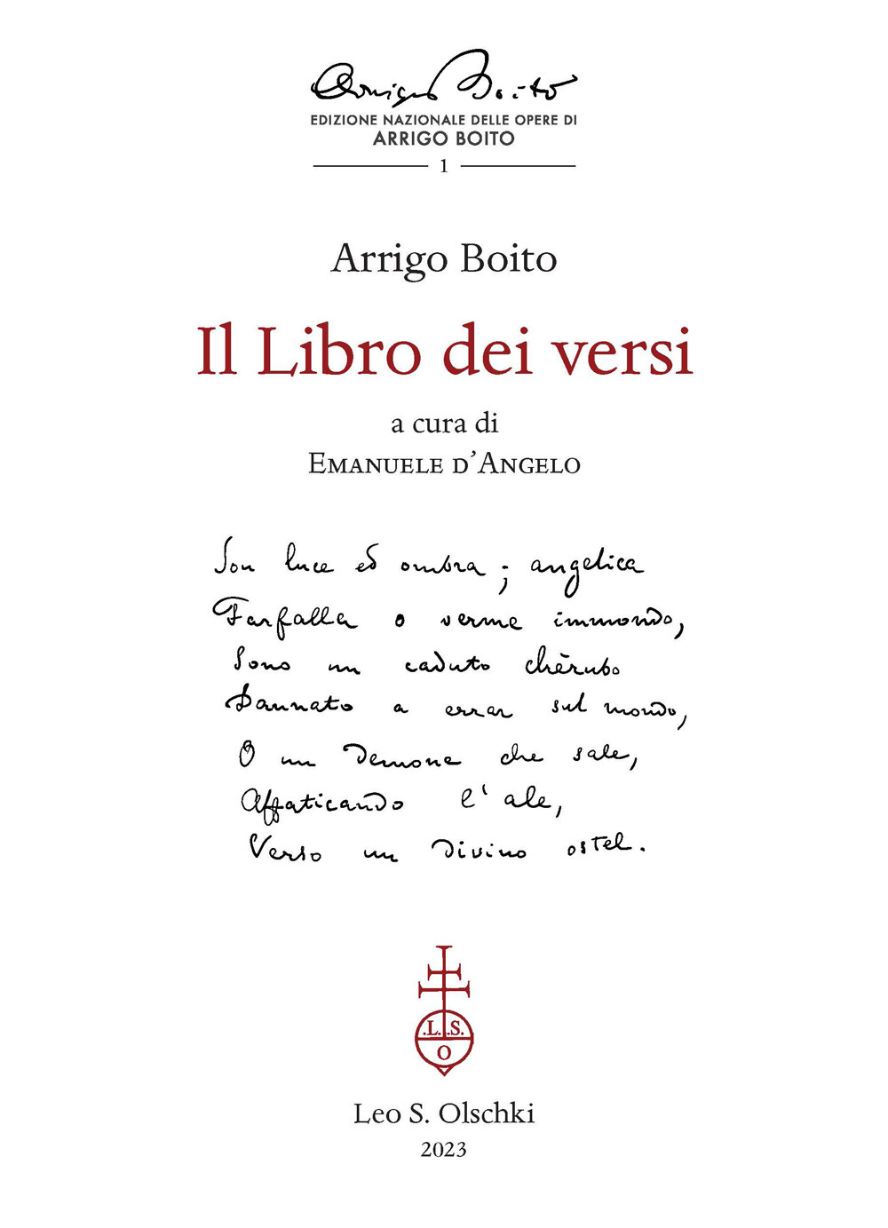 Il libro dei versi