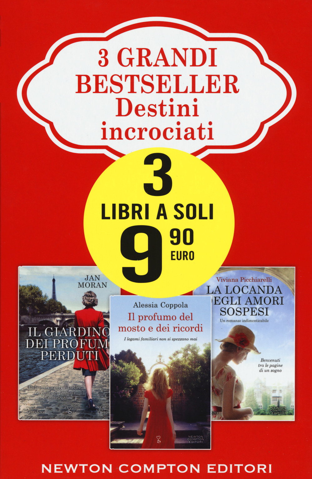 3 grandi bestsellers. Destini incrociati: Il giardino dei profumi perduti-Il profumo del mosto e dei ricordi-La locanda degli amori sospesi