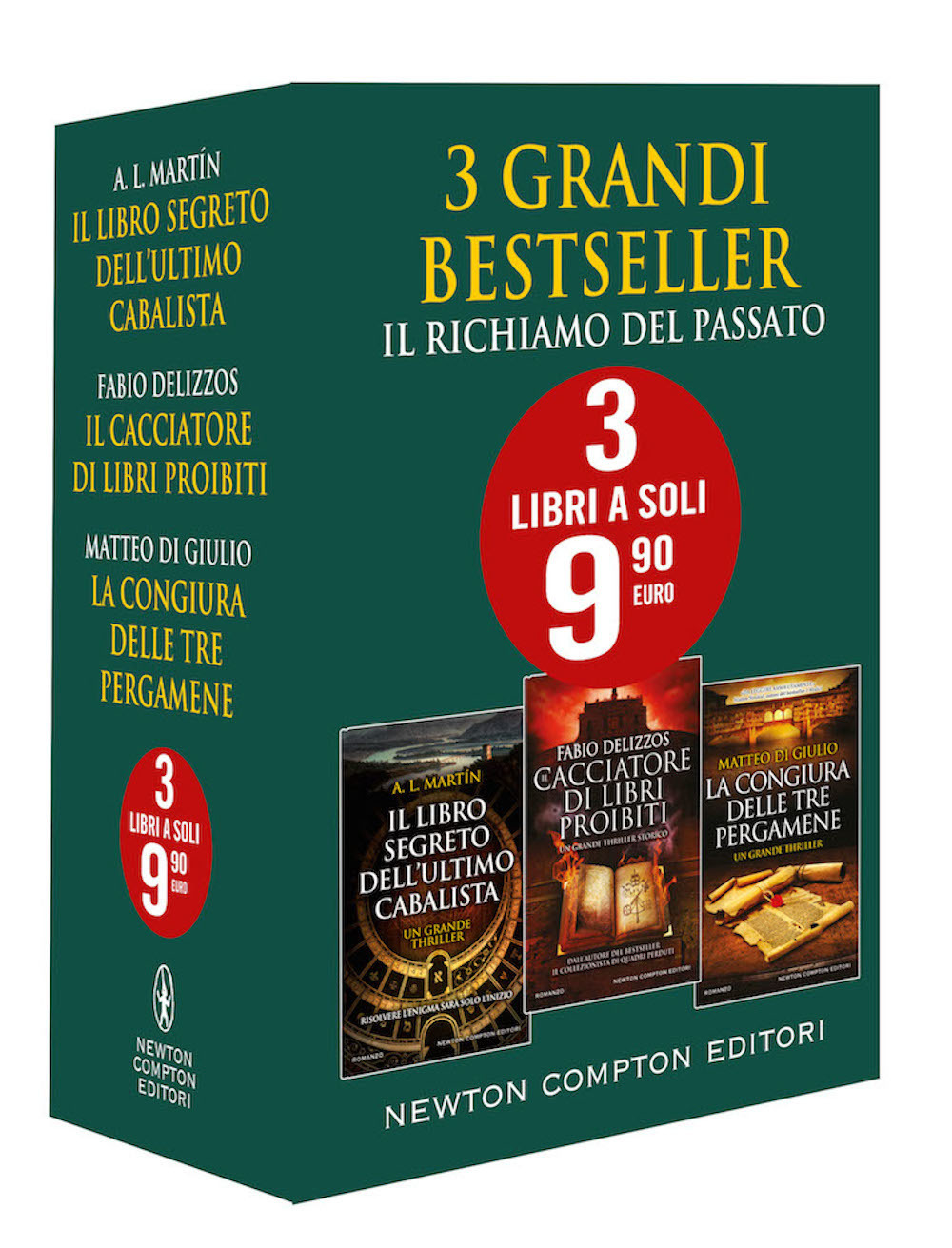 Il richiamo del passato: Il libro segreto dell'ultimo cabalista-Il cacciatore di libri proibiti-La congiura delle tre pergamene