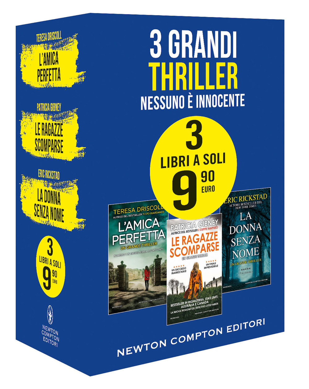 3 grandi thriller. Nessuno è innocente: L'amica perfetta-Le ragazze scomparse-La donna senza nome