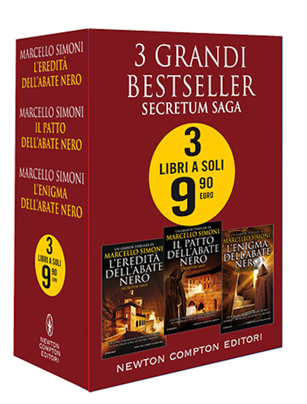 3 grandi bestseller. Secretum Saga: L'eredità dell'abate nero-Il patto dell'abate nero-L'enigma dell'abate nero