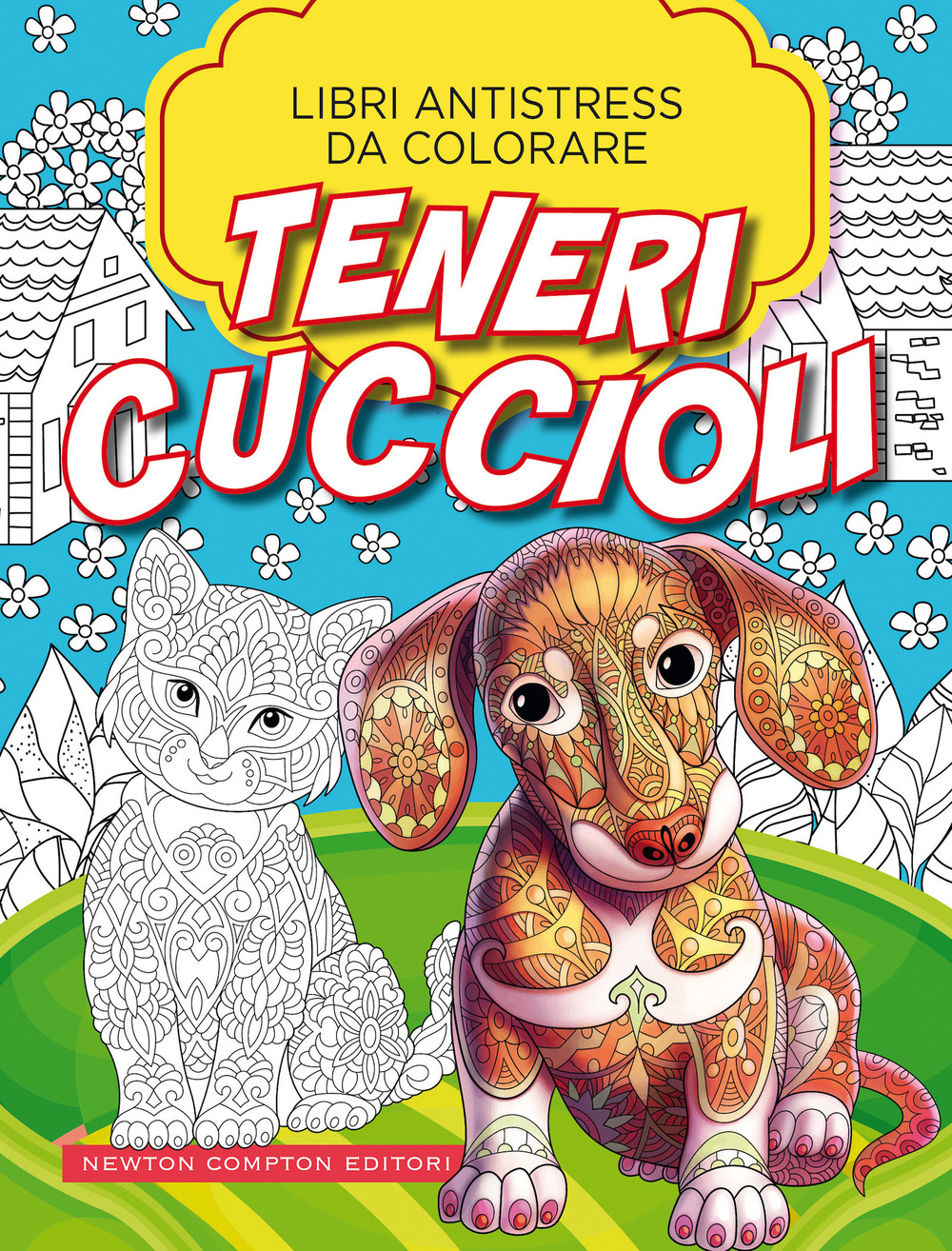 Teneri cuccioli. Libri antistress da colorare