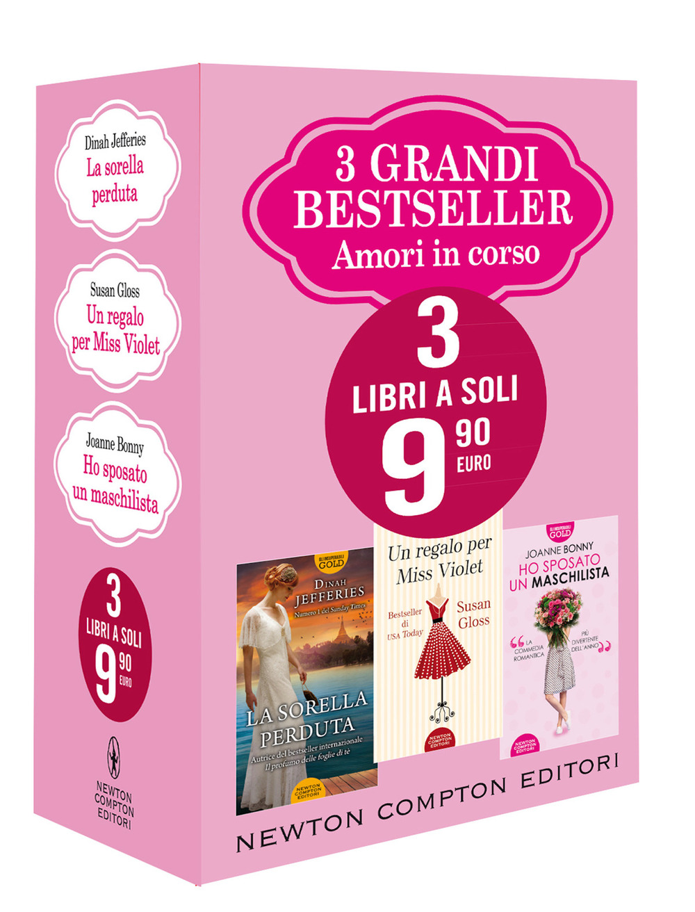 3 grandi bestseller. Amori in corso: La sorella perduta-Un regalo per miss Violet-Ho sposato un maschilista