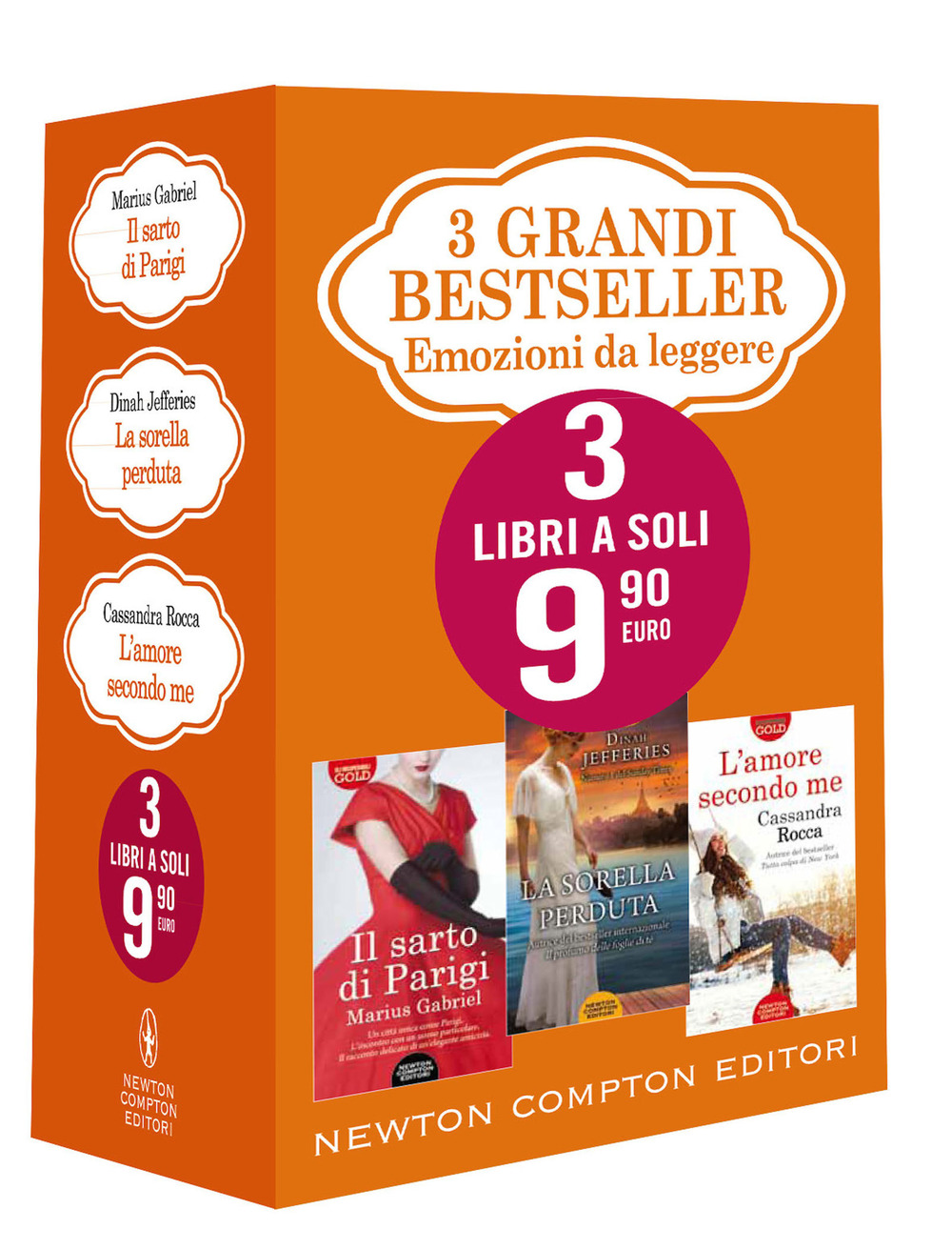 3 grandi bestseller. Emozioni da leggere: Il sarto di Parigi-La sorella perduta-L'amore secondo me