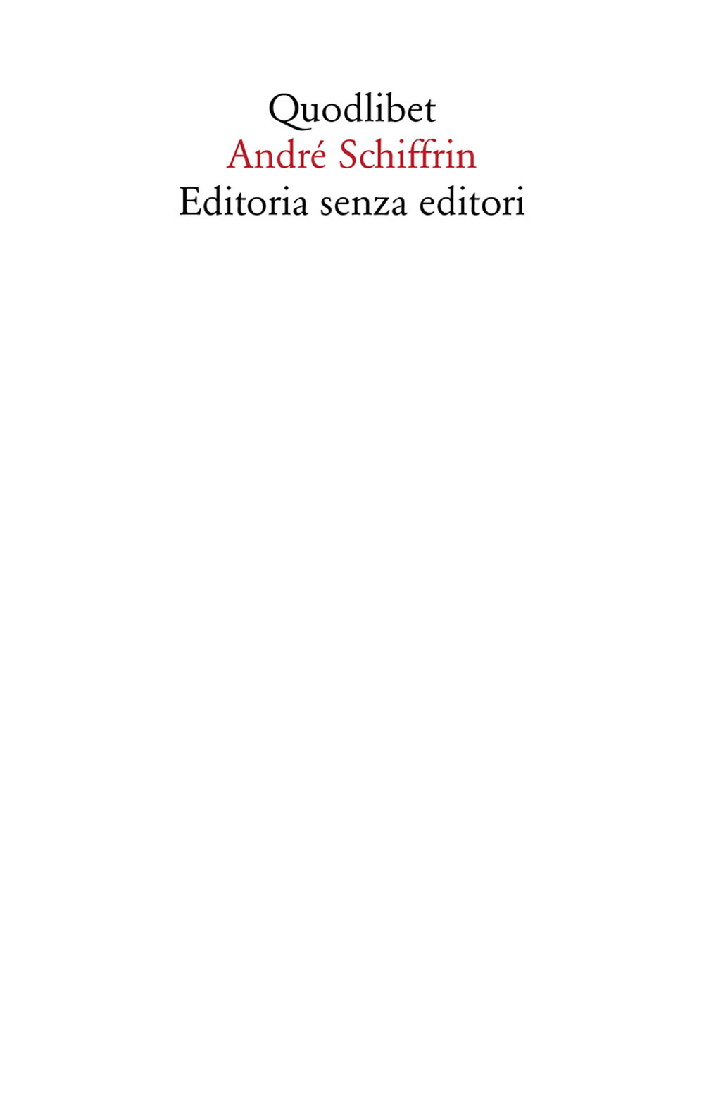 Editoria senza editori