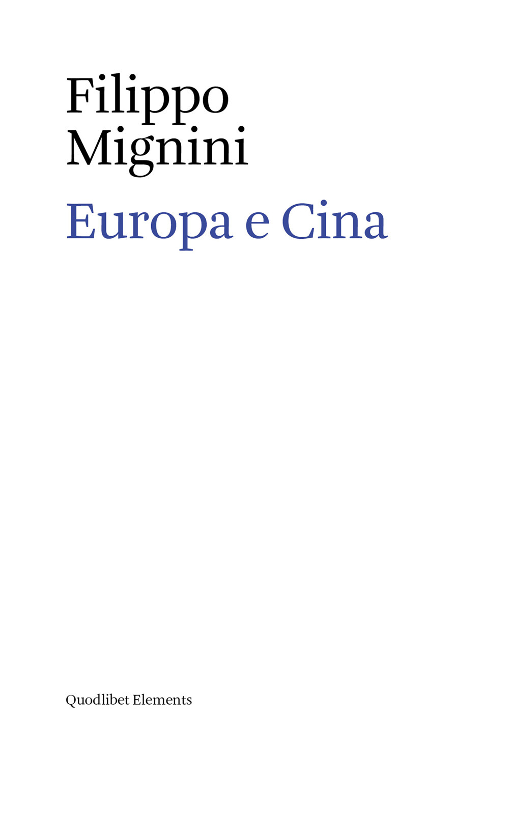 EUROPA E CINA - 9788822904188