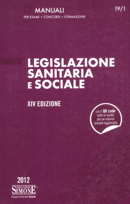 Legislazione sanitaria e sociale