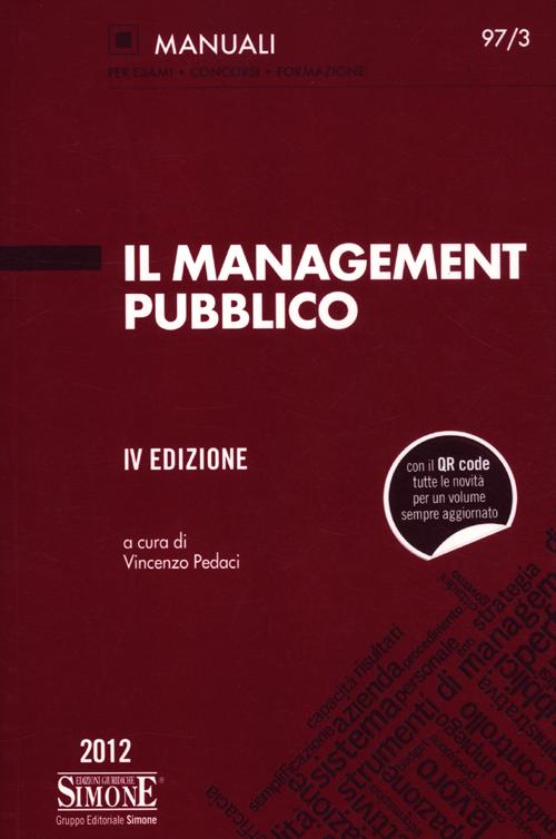 Il management pubblico