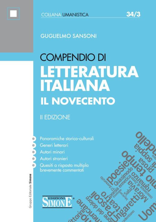 Compendio di letteratura italiana. Il Novecento
