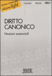 Diritto canonico. Nozioni essenziali