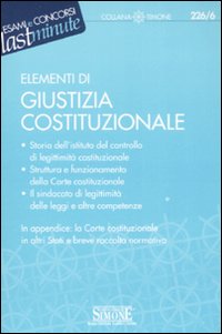 Elementi di giustizia costituzionale