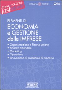 Elementi di economia e gestione delle imprese