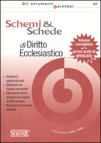 Schemi e schede di diritto ecclesiastico