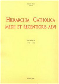 Hierarchia catholica. Vol. 9: 1903-1922