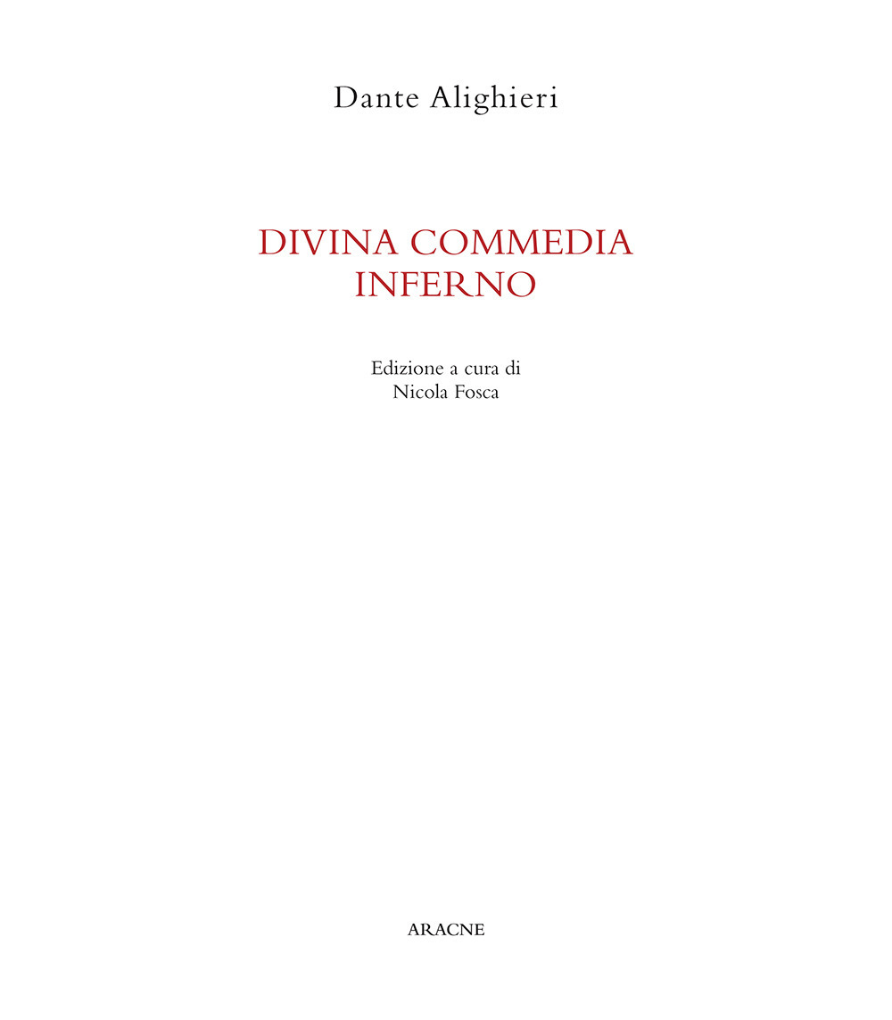 Divina Commedia. Inferno