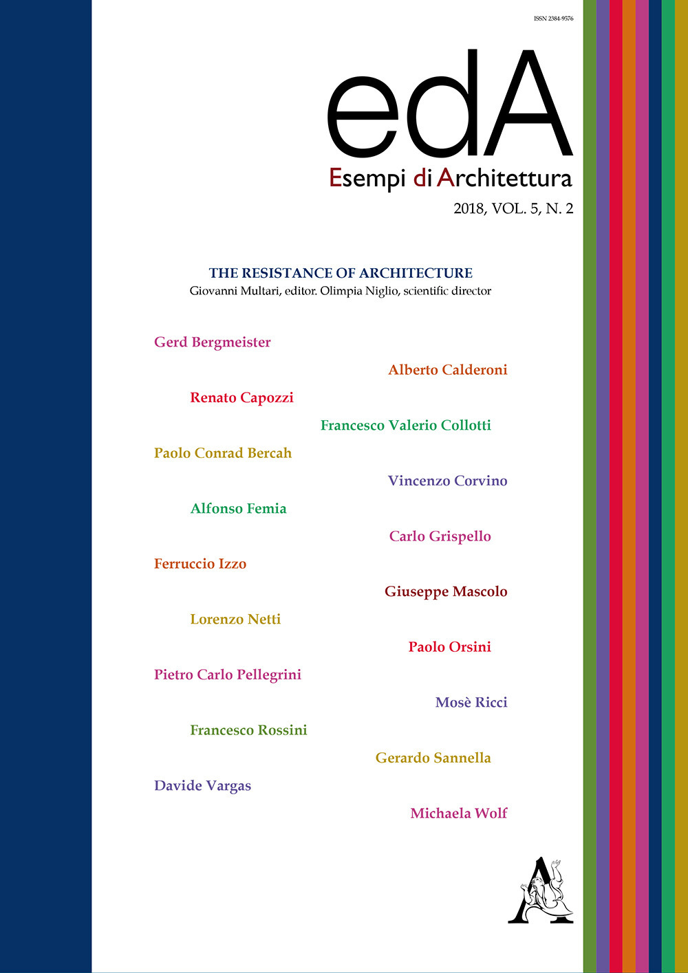 EDA. Esempi di architettura 2018. International journal of architecture and engineering (2018). Vol. 5/2