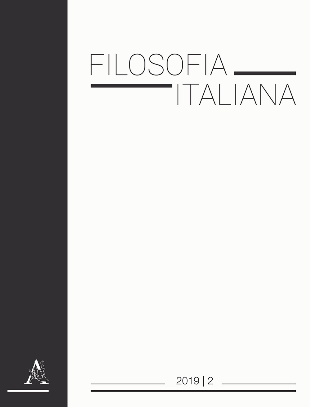 Filosofia italiana (2019). Vol. 2