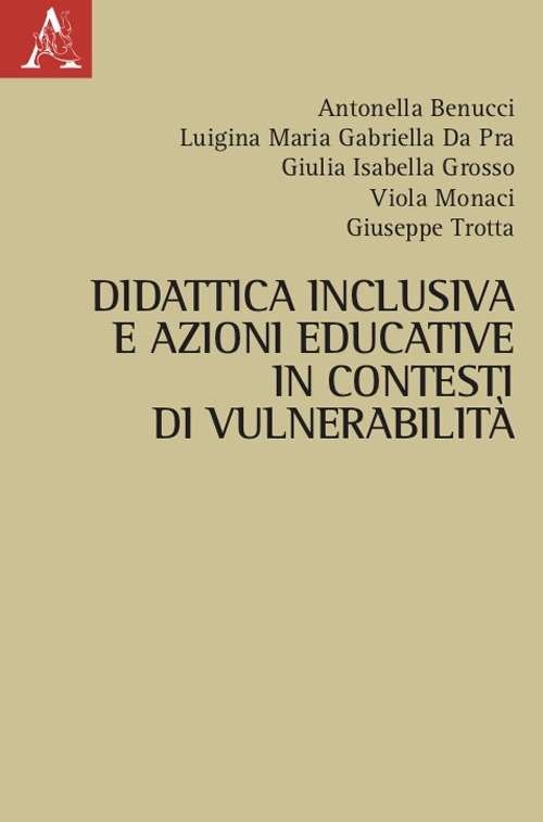 Didattica inclusiva e azioni educative in contesti di vulnerabilità