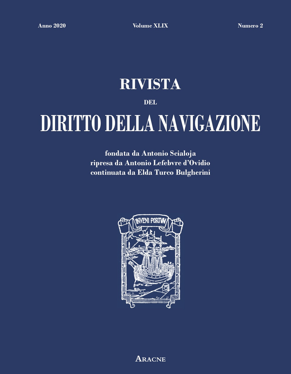 Diritto della navigazione (2020). Vol. 49