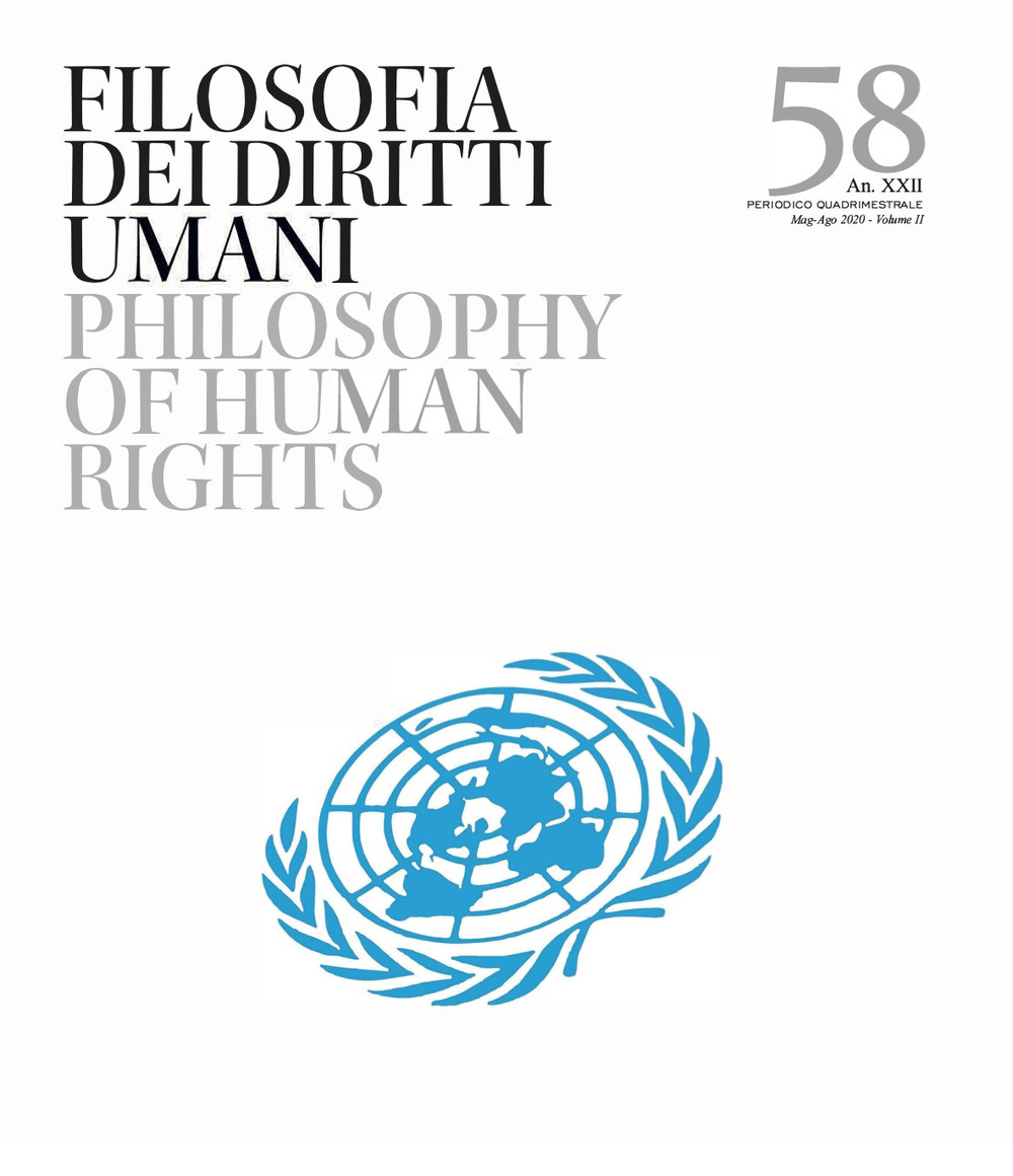 Filosofia dei diritti umani-Philosophy of Human Rights. Ediz. bilingue. Vol. 58