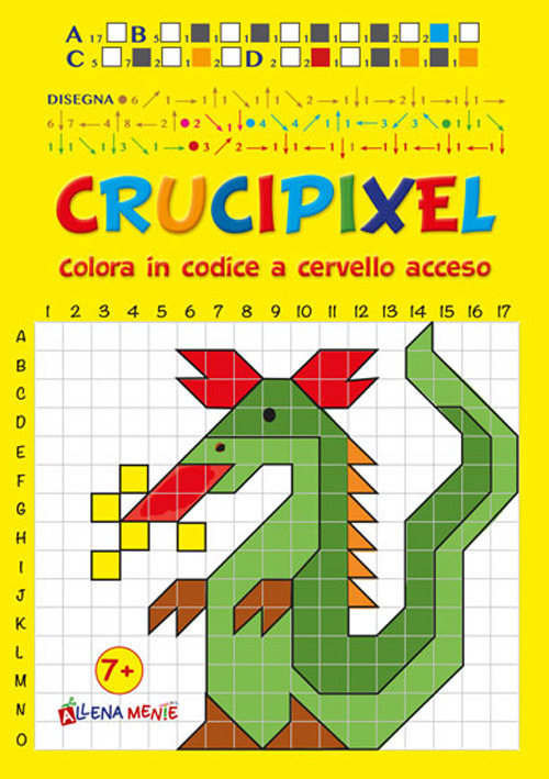 Crucipixel. Colora in codice a cervello acceso. Ediz. illustrata