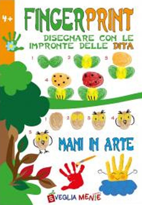 Finger print. Disegnare con le impronte delle dita. Mani in arte