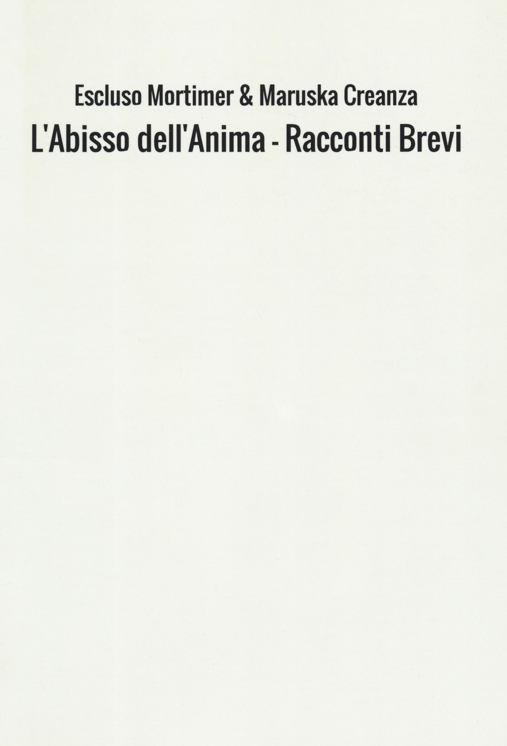 L'abisso dell'anima