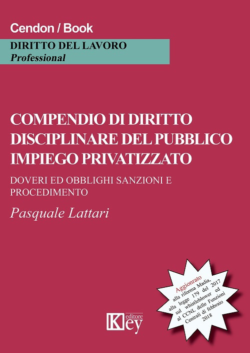 Compendio di diritto disciplinare del pubblico impiego privatizzato