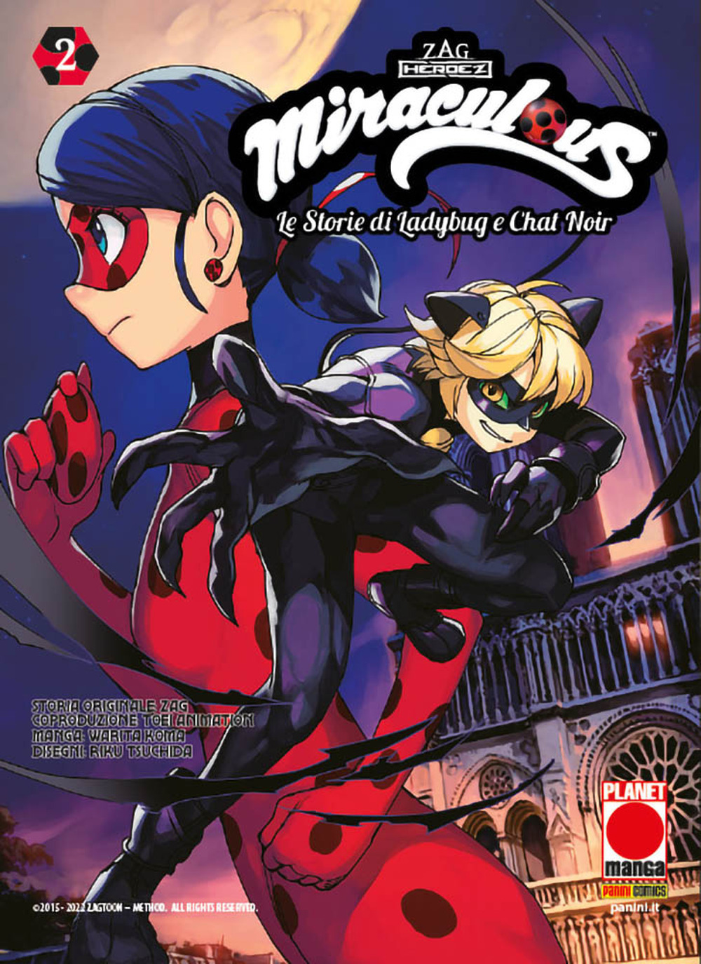 Miraculous. Le storie di Ladybug e Chat Noir. Vol. 2 - Koma Warita - Libro - Panini Comics