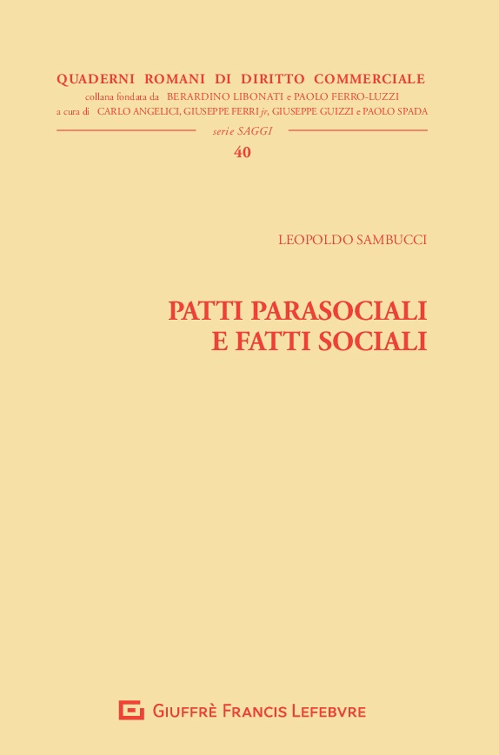 Patti parasociali e fatti sociali