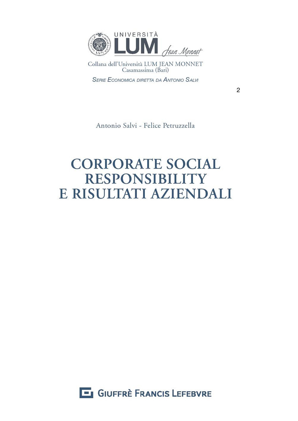 Corporate Social Responsibility e risultati aziendali