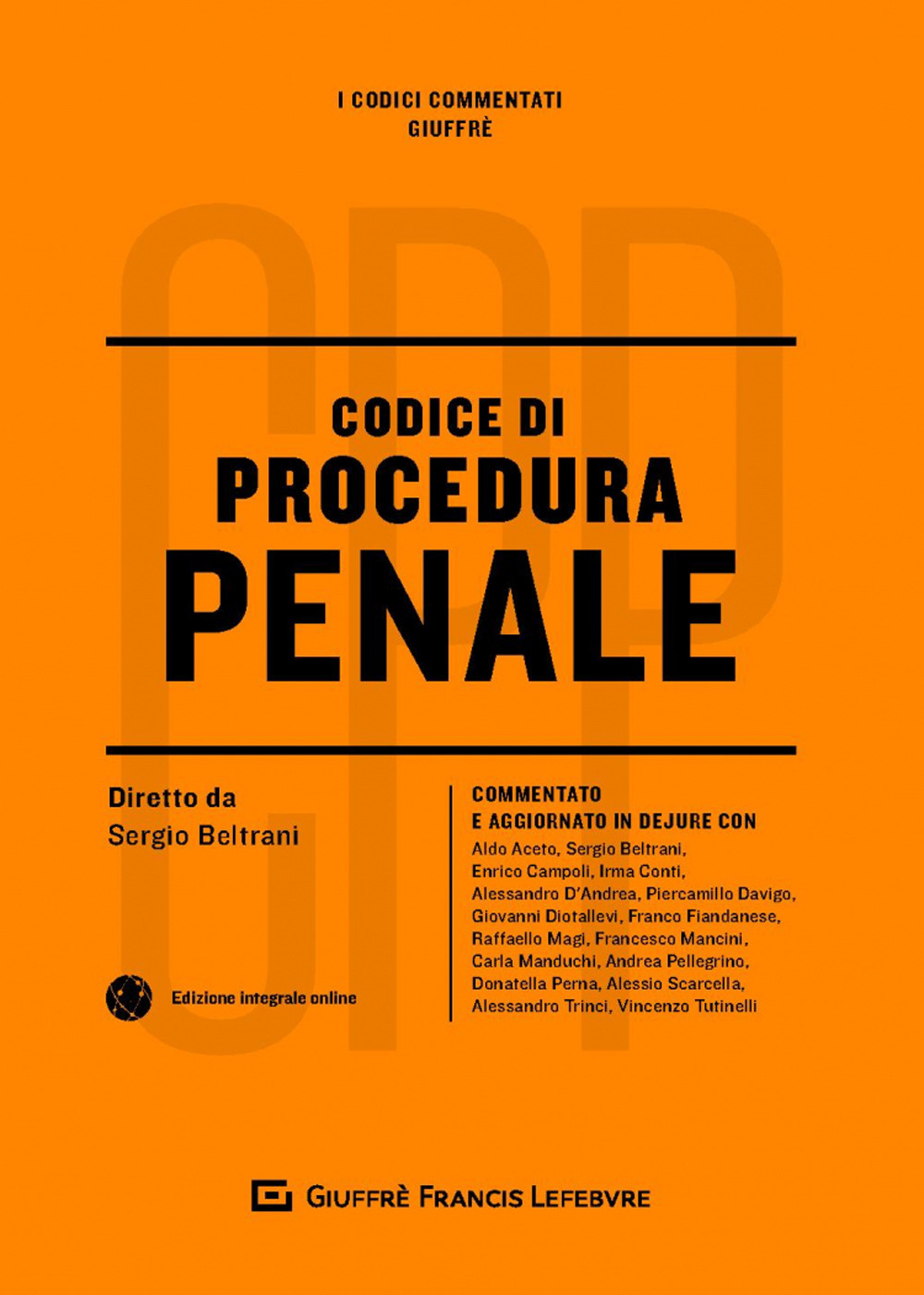 Codice di procedura penale - Libro - Giuffrè
