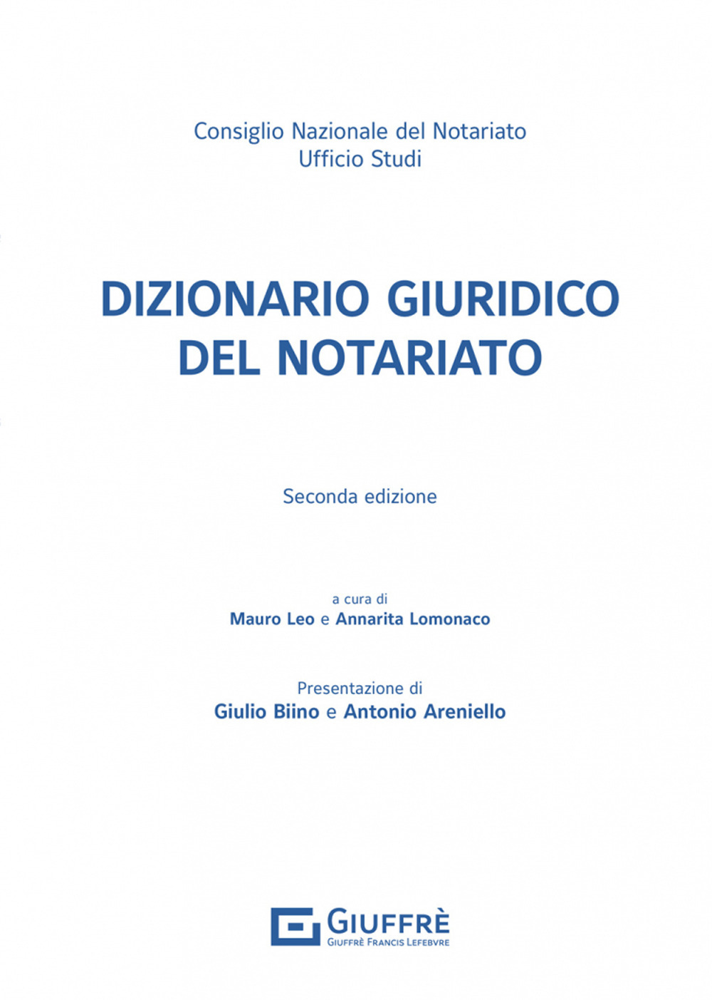 Dizionario giuridico del notariato