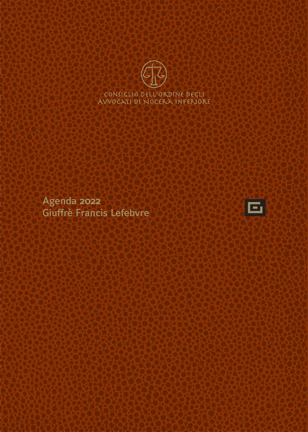 Agenda personale 2022. Ediz. marrone. Nocera Inferiore - Libro - Giuffrè