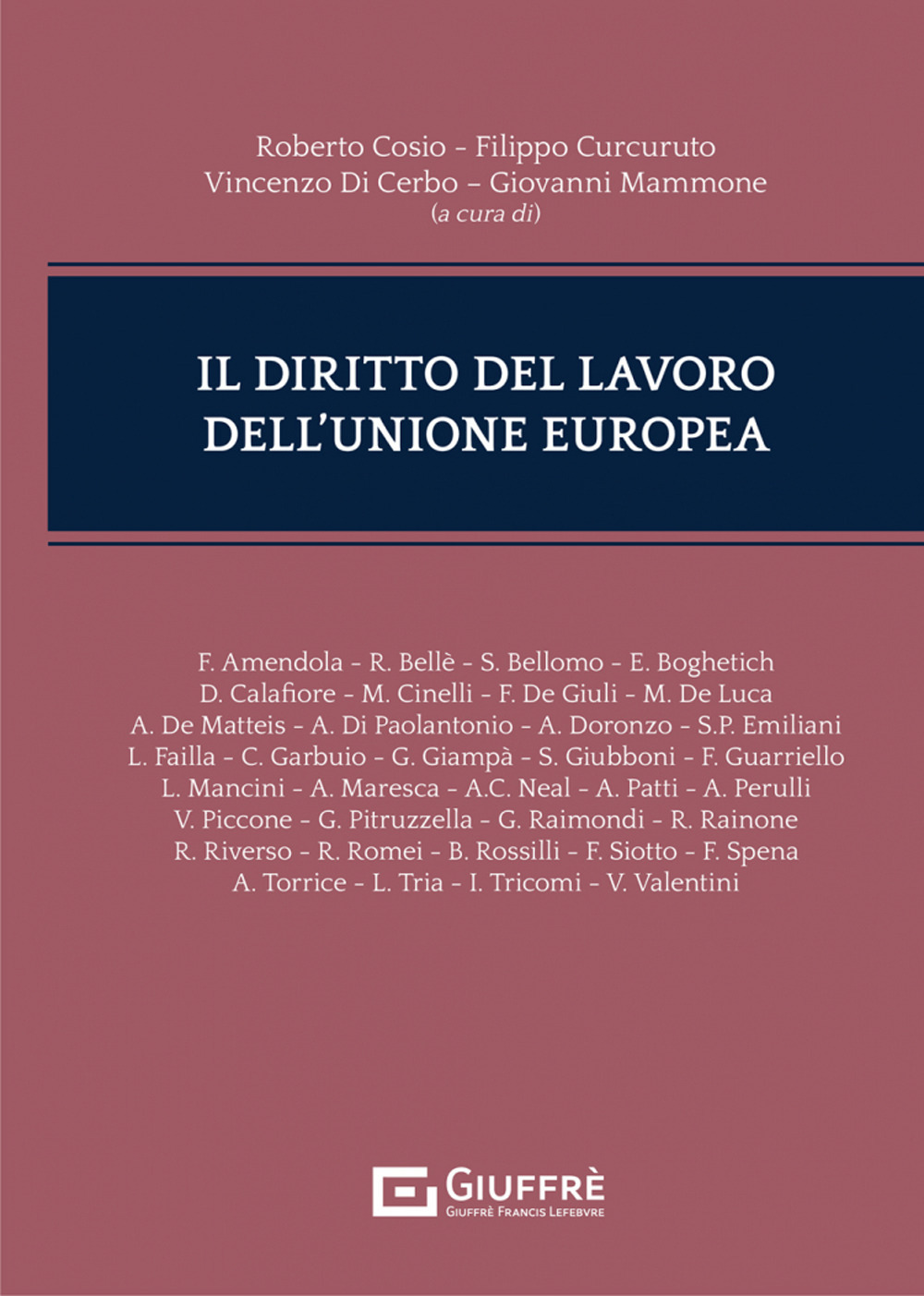 Il diritto del lavoro dell'Unione Europea