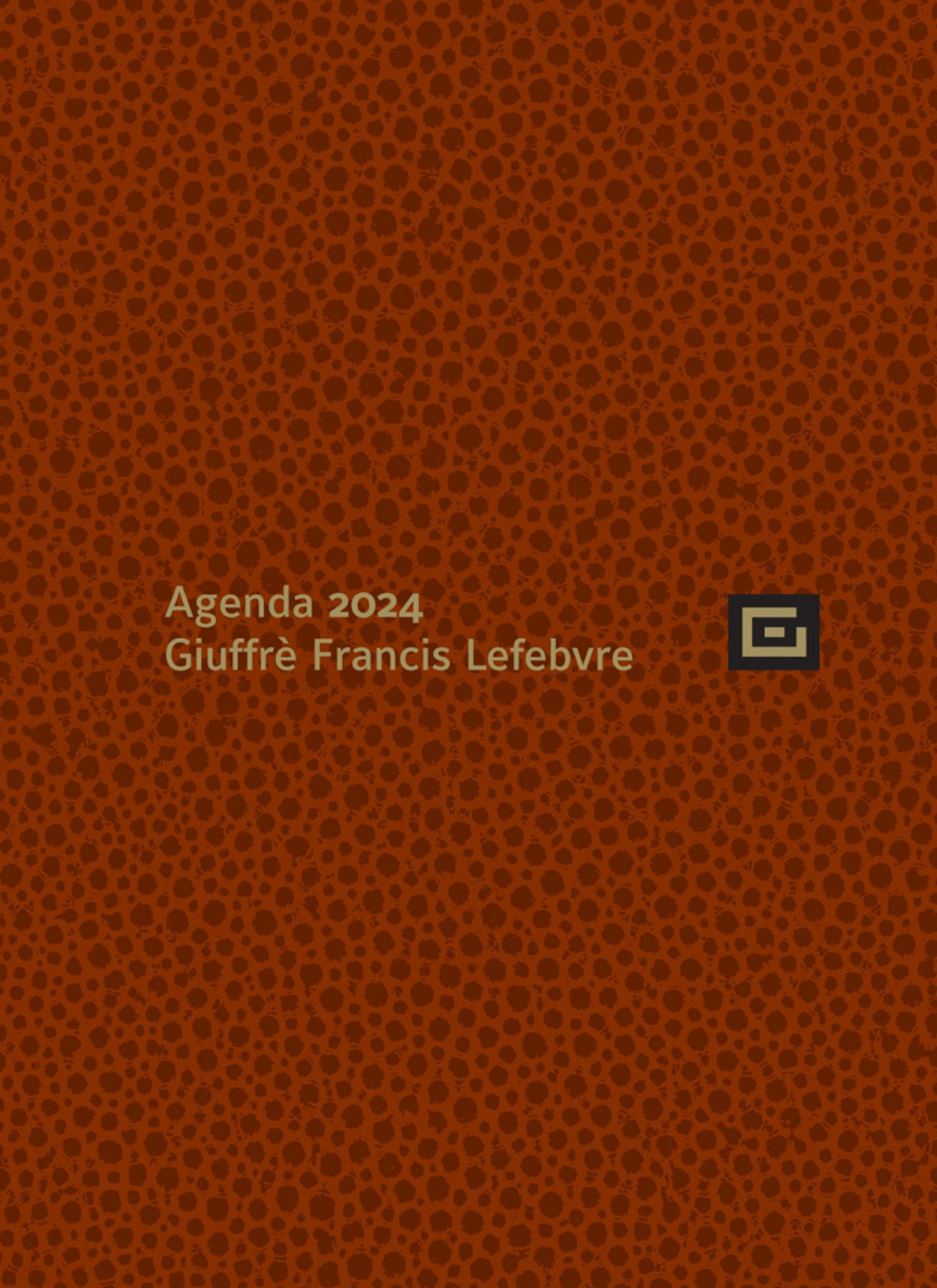 Agenda personale 2024 sped cl. Ediz. marrone - Libro - Giuffrè