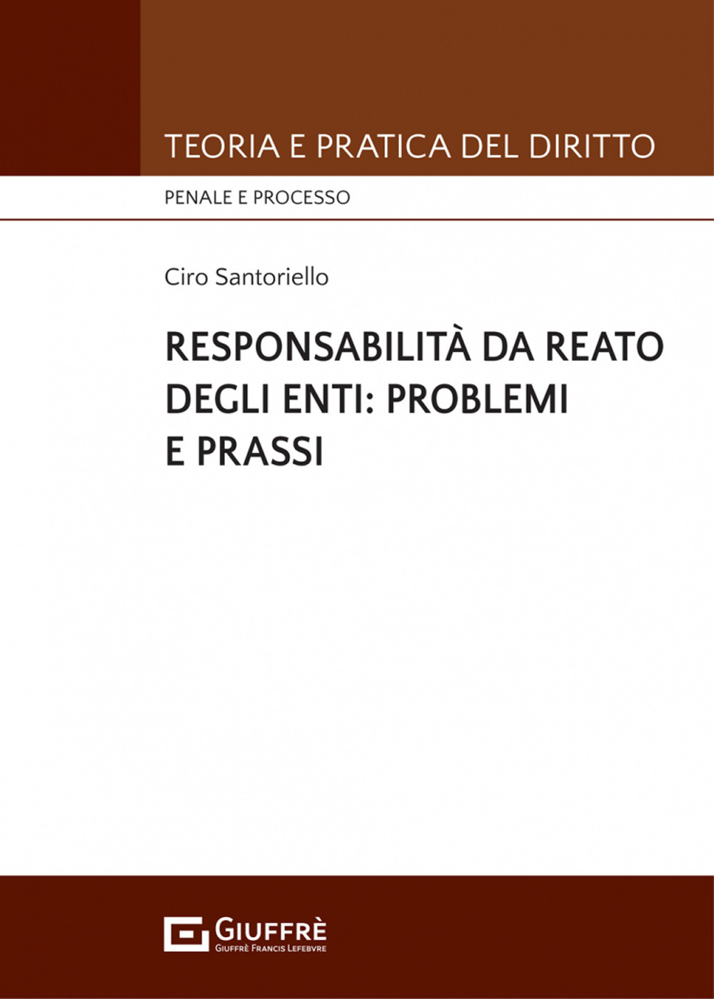 Responsabilità da reato degli enti: problemi e prassi