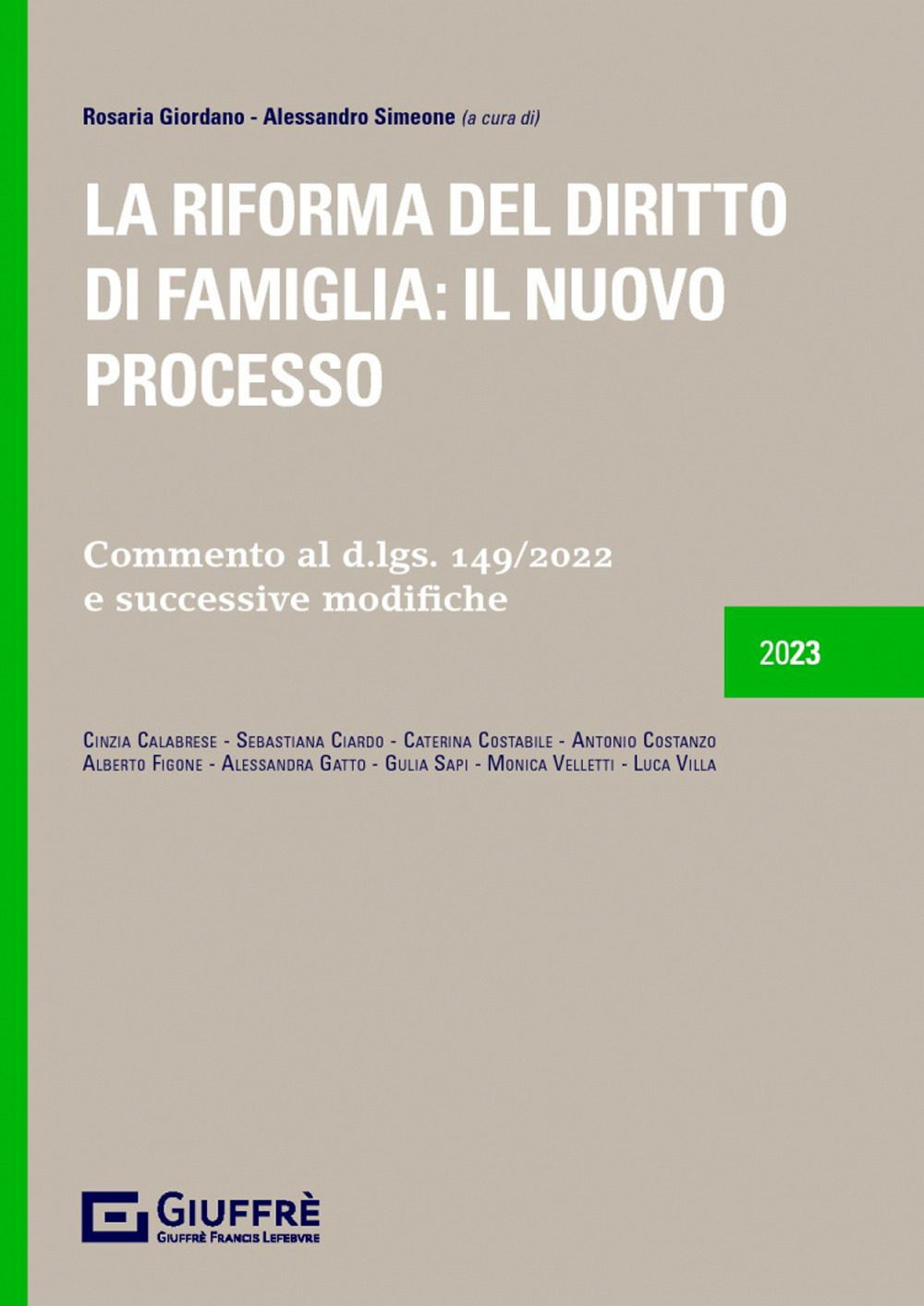 La riforma del diritto di famiglia: il nuovo processo