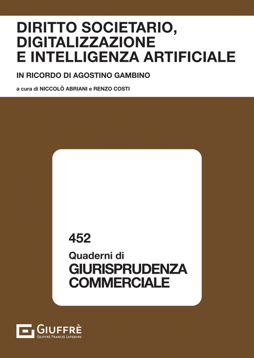 Diritto societario, digitalizzazione e intelligenza artificiale