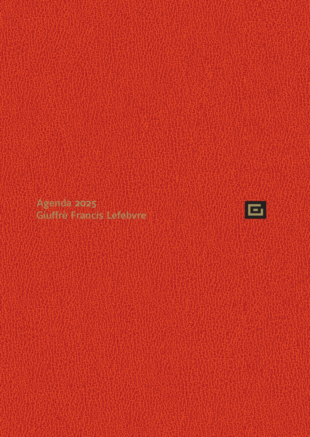 Agenda personale 2025. Ediz. arancione - Libro - Giuffrè