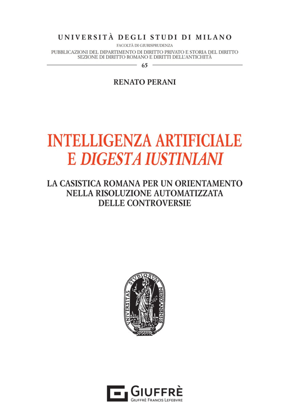 Intelligenza artificiale e Digesta Iustiniani