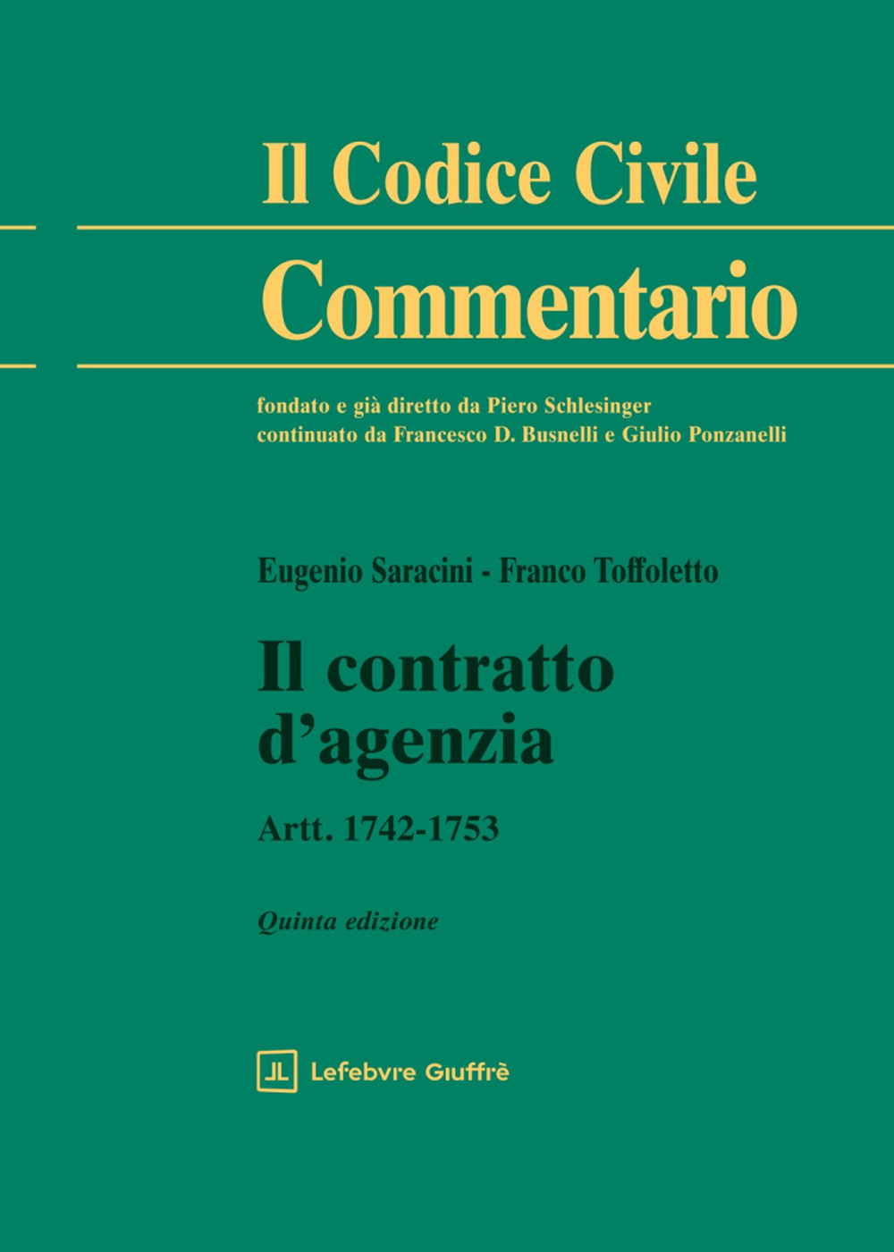 Il contratto di agenzia. Artt. 1742-1753