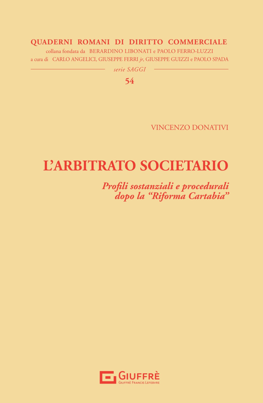 L'arbitrato societario