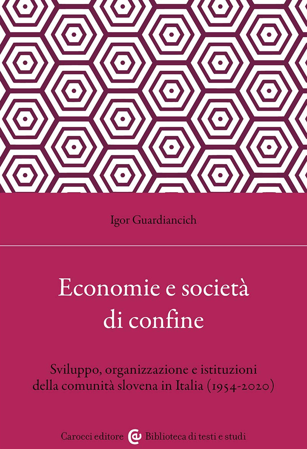 Economia e società di confine. Sviluppo, organizzazione e istituzioni della comunità slovena in Italia (1954-2020)